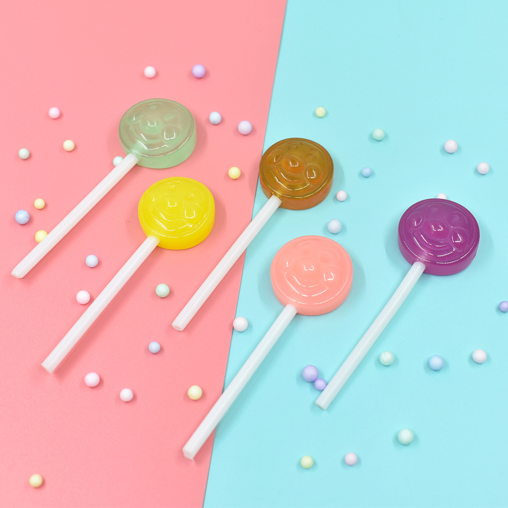 10pcs Resin Flatback Lollipop  - Christmas Craft Embellishment ulasan dan harga