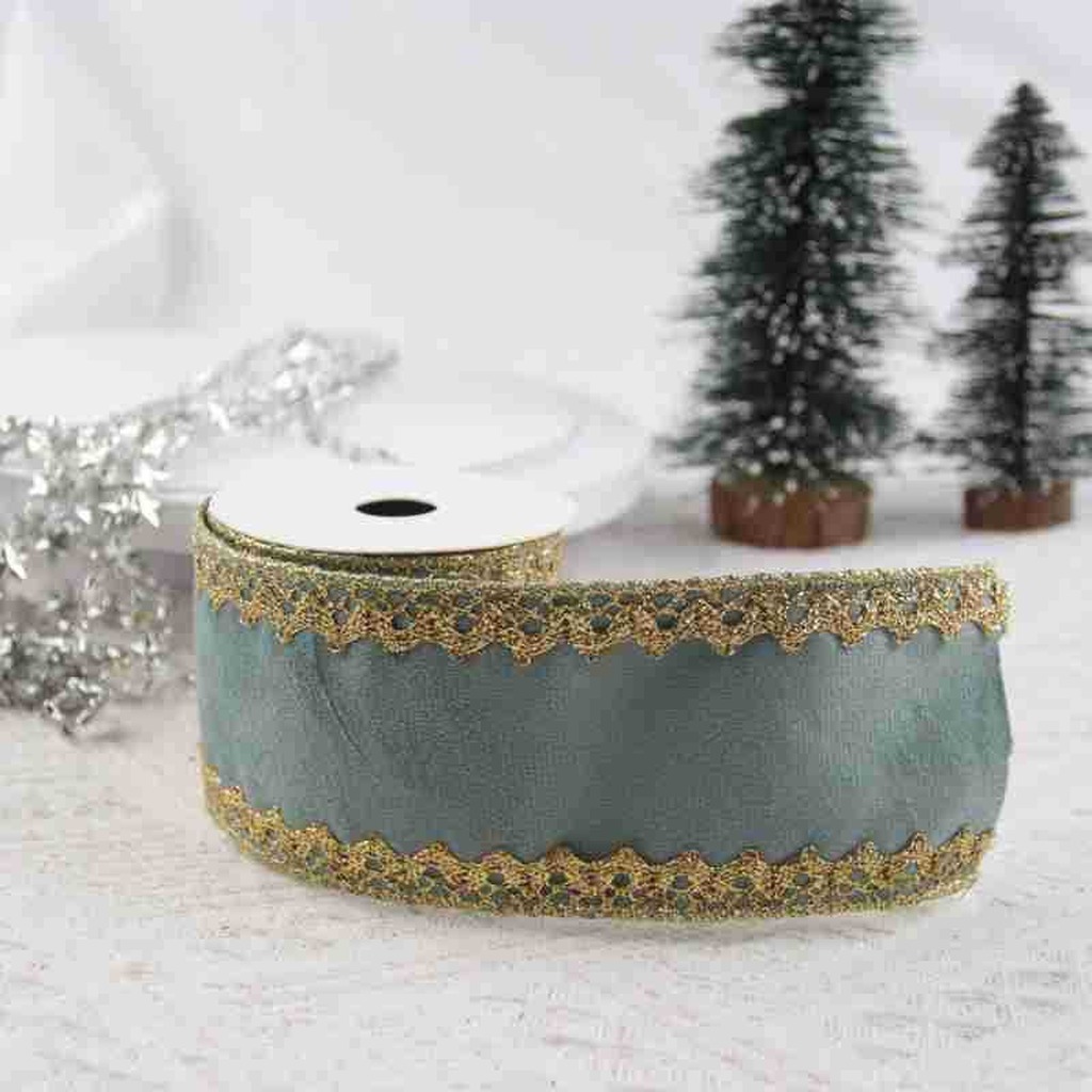 Fabric Wired Ribbon Velvet Shi - Velvet Ribbon Roll ulasan dan harga