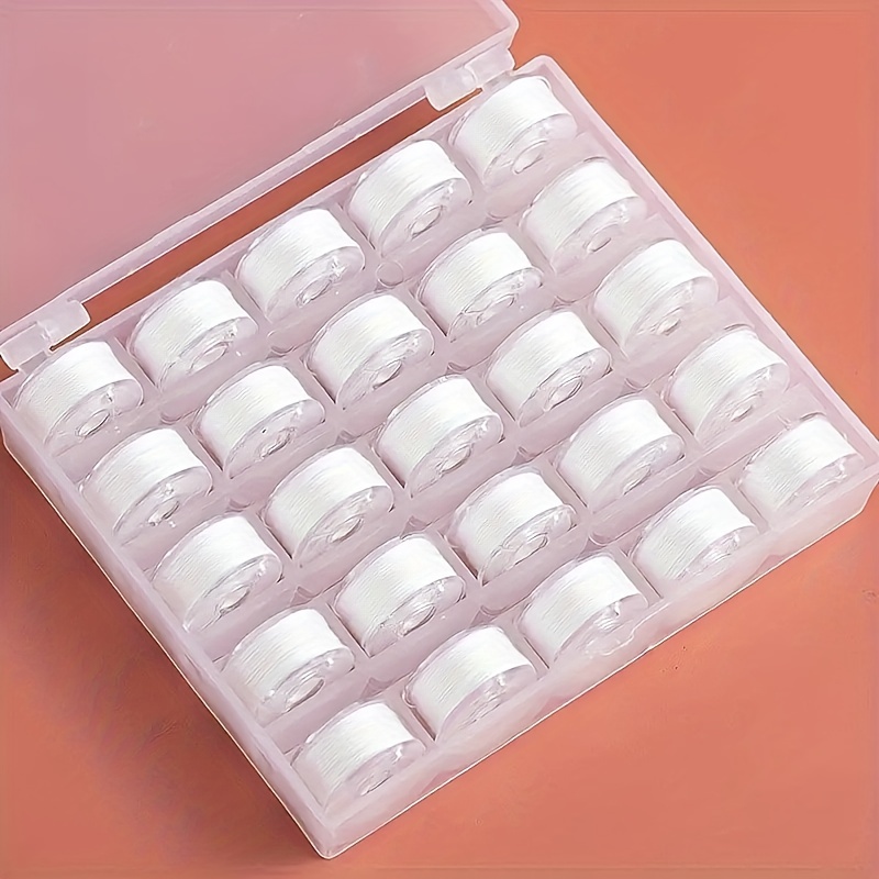 25/PCS/BOX Wound Sewing Thread - Craft Embellishment Storage ulasan dan harga