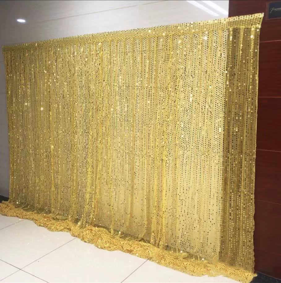 6.5X5FT Silver Shimmer Sequin  - Sequin Fabric Panel ulasan dan harga