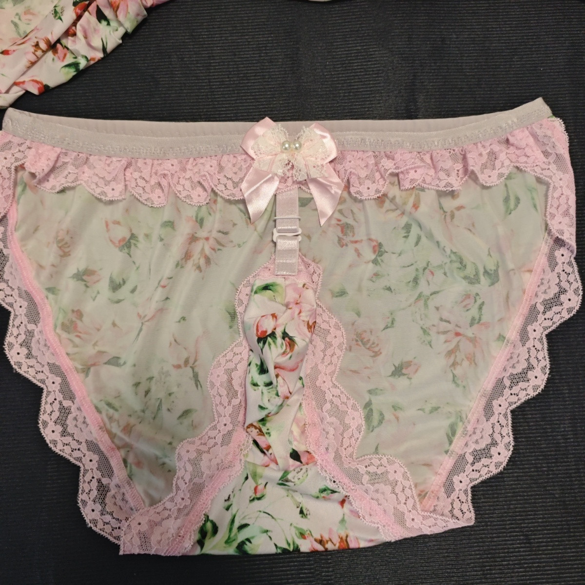 Handmade Floral Sexy Cute Man  - Elastic Lace Trim ulasan dan harga