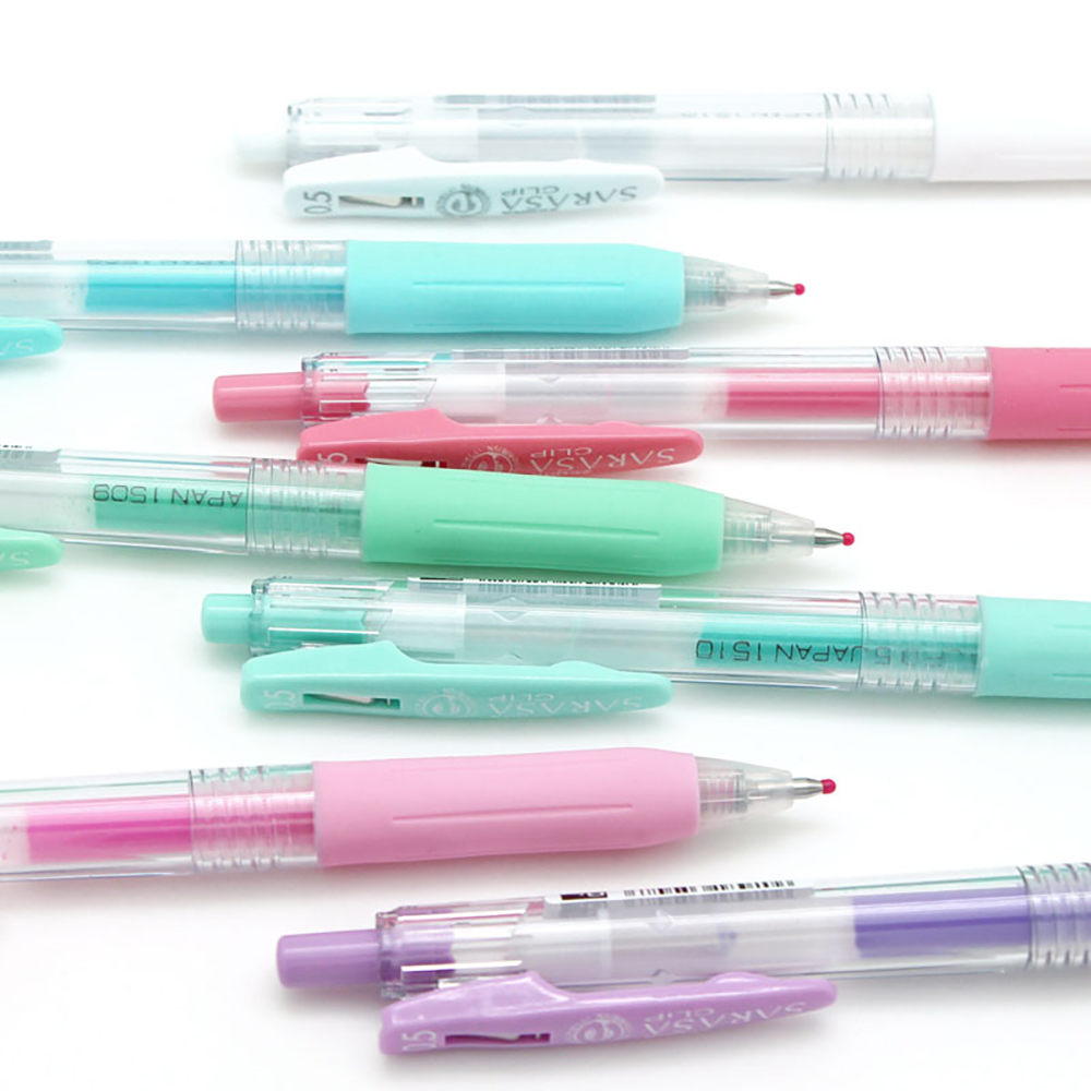 Japan Zebra Gel Ink Pen SARASA - Zebra Pen Mildliner ulasan dan harga